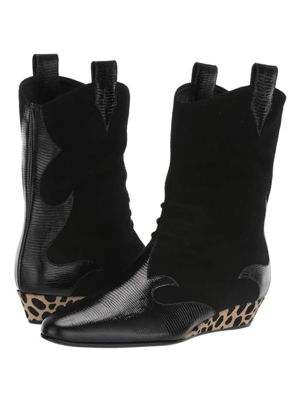 New GIUSEPPE ZANOTTI Women's I970049 Mid Calf Boot, Black (Nero 83492), 9.5B US